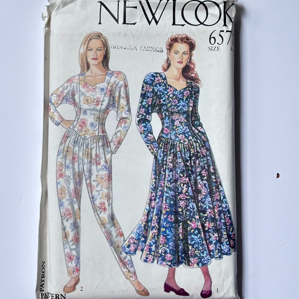 New Look Uncut Pattern 6578 dress & jumpsuit (8-20)